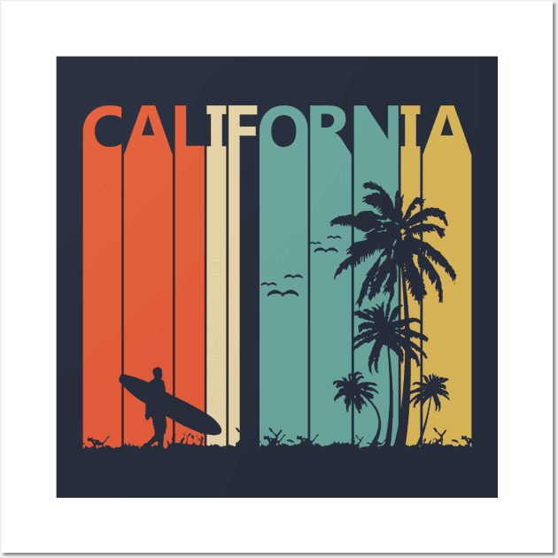 Vintage Retro 1980s California Wall Art by GWENT